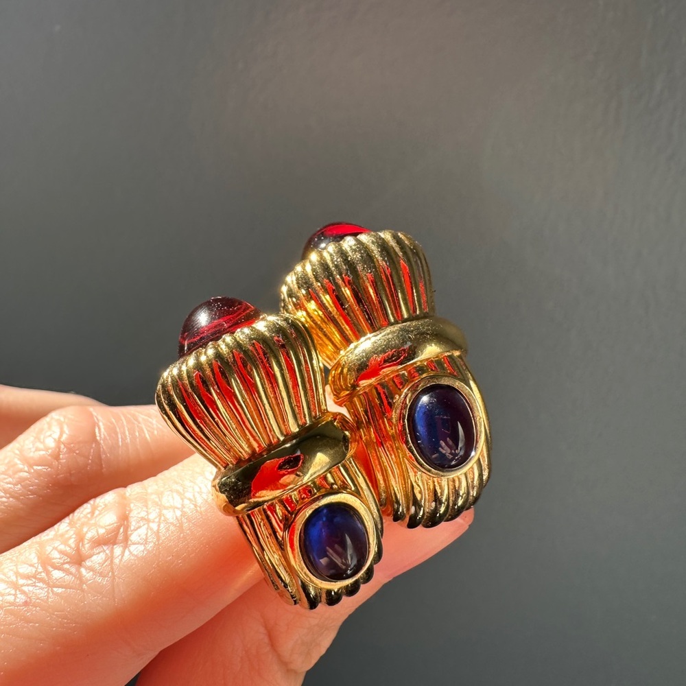 Vintage Ciner NYC clip-on earrings